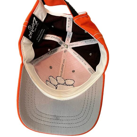 ZEPHYR CLEMSON‎ TIGERS ADJUSTABLE Orange The Z Aperture HyperHat /Cap - Picture 6 of 7